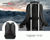 LAPTOP BACKPACK GUIDE SWISSTEN 15,6", ČERNÁ