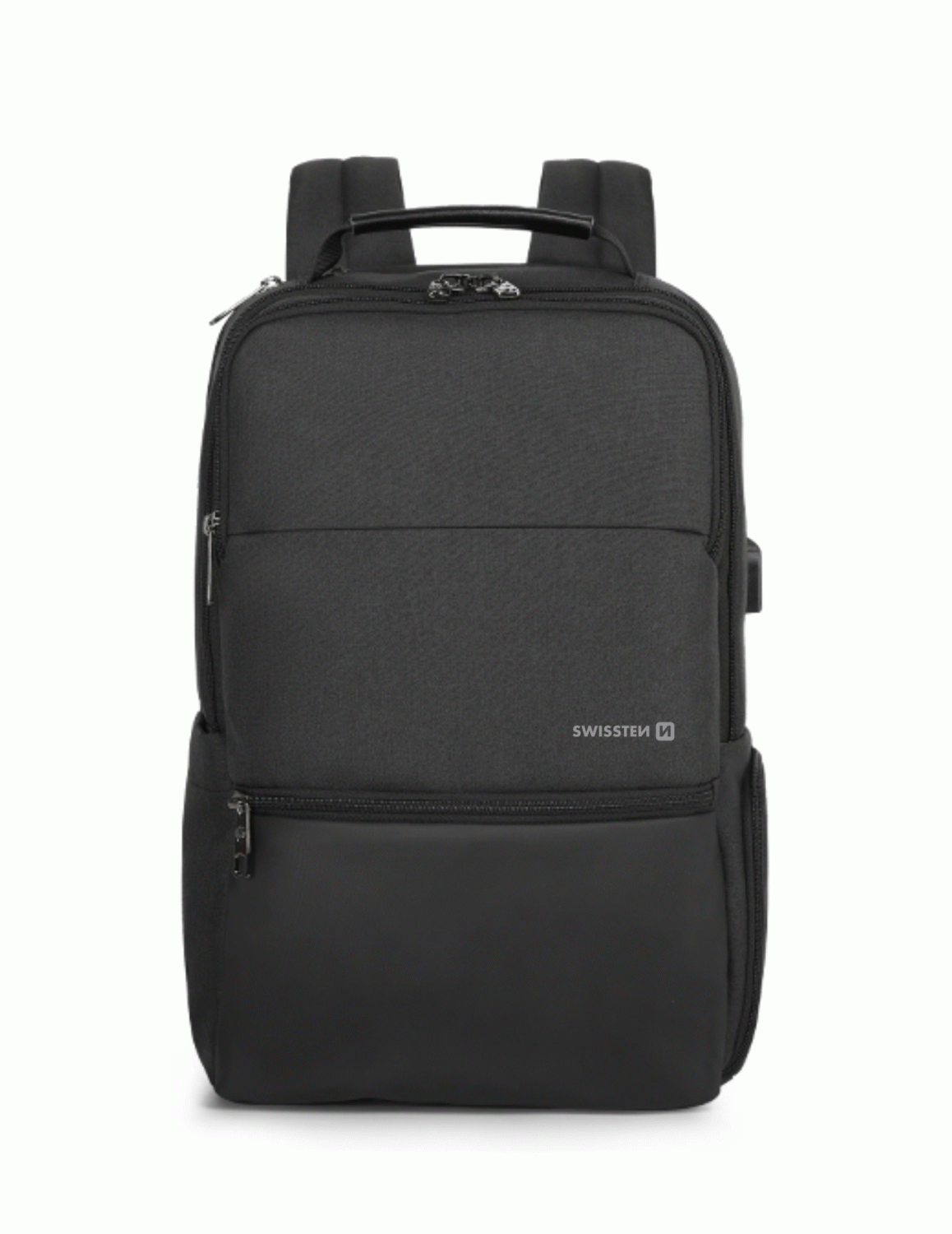 LAPTOP BACKPACK GUIDE SWISSTEN 15,6", ČERNÁ