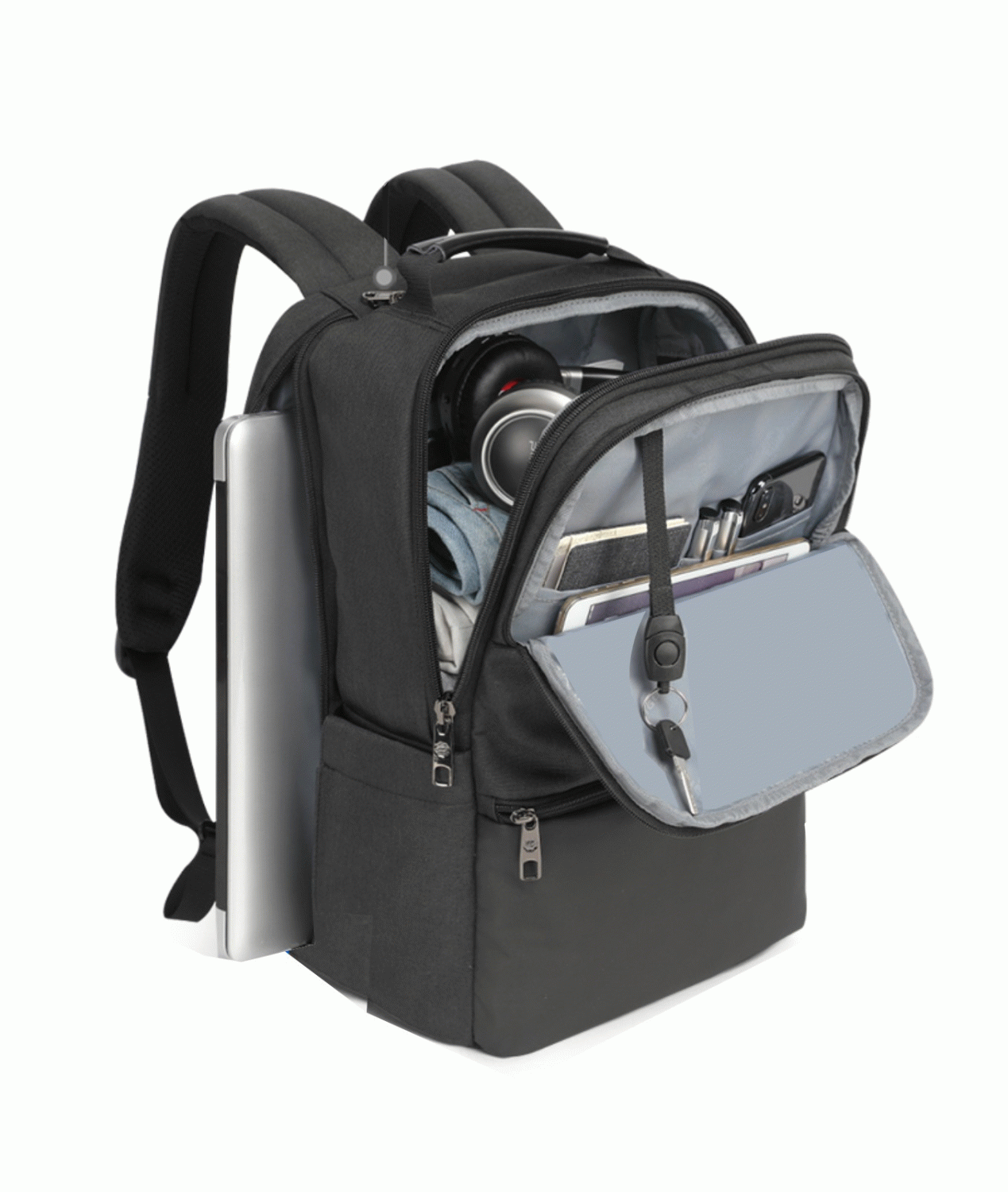 LAPTOP BACKPACK GUIDE SWISSTEN 15,6", ČERNÁ
