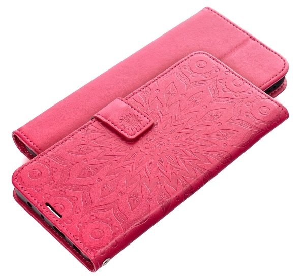 Flipové pouzdro MEZZO Book case pro Motorola Moto G17, mandala magenta