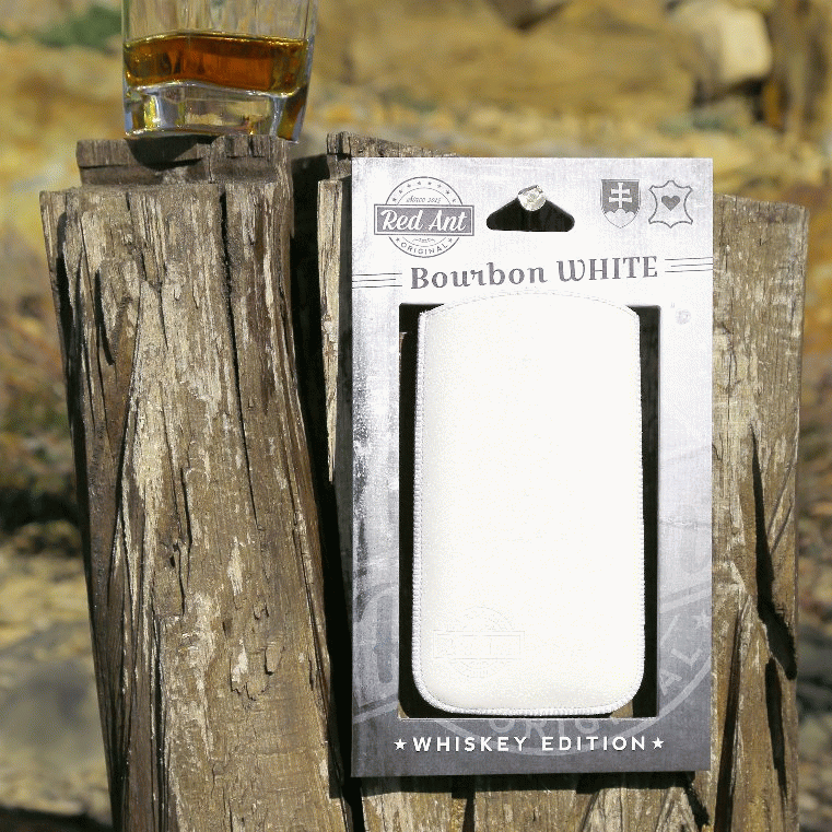 KOŽENÉ POUZDRO REDANT WHISKEY BOURBON SAMSUNG GALAXY S3 - BÍLÁ