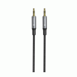 AUDIO KABEL SWISSTEN TEXTILE JACK / JACK, 1,5 M, ČERNÁ