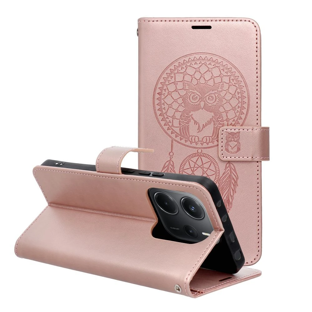 MEZZO Book case for XIAOMI Motorola G17 dreamcatcher rose gold