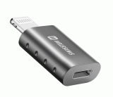ADAPTER SWISSTEN LIGHTNING(M)/USB-C(F), ČERNÁ