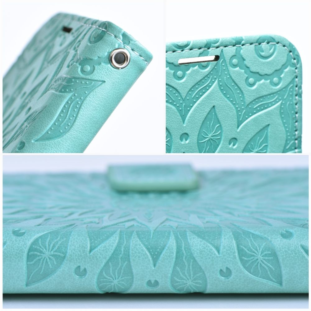 Flipové pouzdro MEZZO Book case pro Samsung Galaxy A27, mandala green