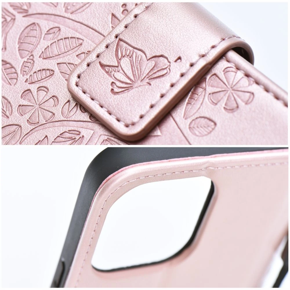 MEZZO Book case for SAMSUNG A27 mandala rose gold