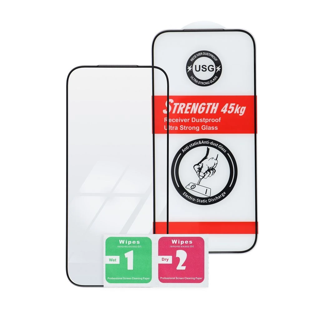 Tempered Glass ULTRA STRONG 45kg for IPHONE 15 PRO