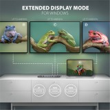 AXAGON HMC-4KX3 USB 5Gbps hub, 3x USB-A, 2x HDMI, DP, RJ-45, SD/microSD, audio, PD 100W, kabel 40cm