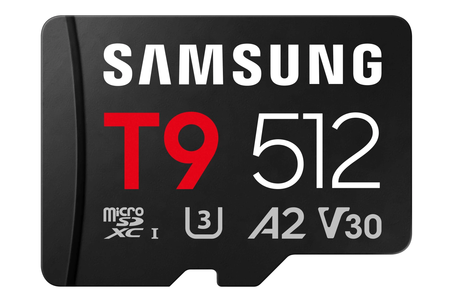 Paměťová karta Samsung T9/Micro SDXC/512GB/UHS-I U3 / Class 10/+ Adaptér/Černá
