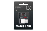 Paměťová karta Samsung T9/Micro SDXC/128GB/UHS-I U3 / Class 10/+ Adaptér/ Černá