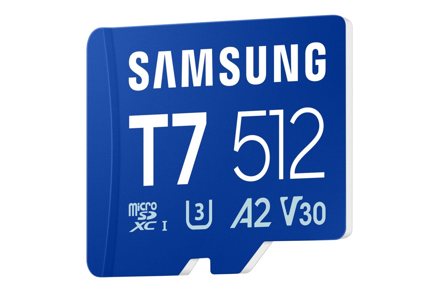 Paměťová karta Samsung T7/Micro SDXC/512GB/UHS-I U3 / Class 10, modrá