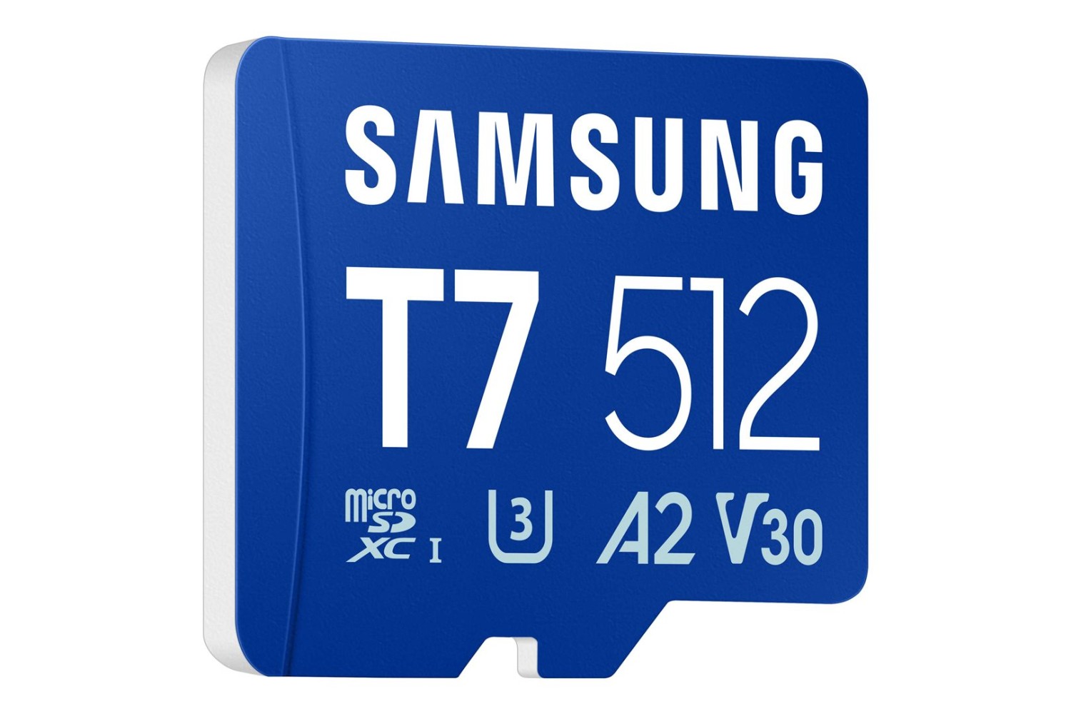 Paměťová karta Samsung T7/Micro SDXC/512GB/UHS-I U3 / Class 10, modrá