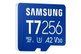 Paměťová karta Samsung T7/Micro SDXC/256GB/UHS-I U3 / Class 10, modrá