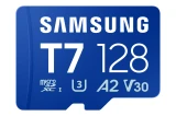Paměťová karta Samsung T7/Micro SDXC/128GB/UHS-I U3 / Class 10, modrá