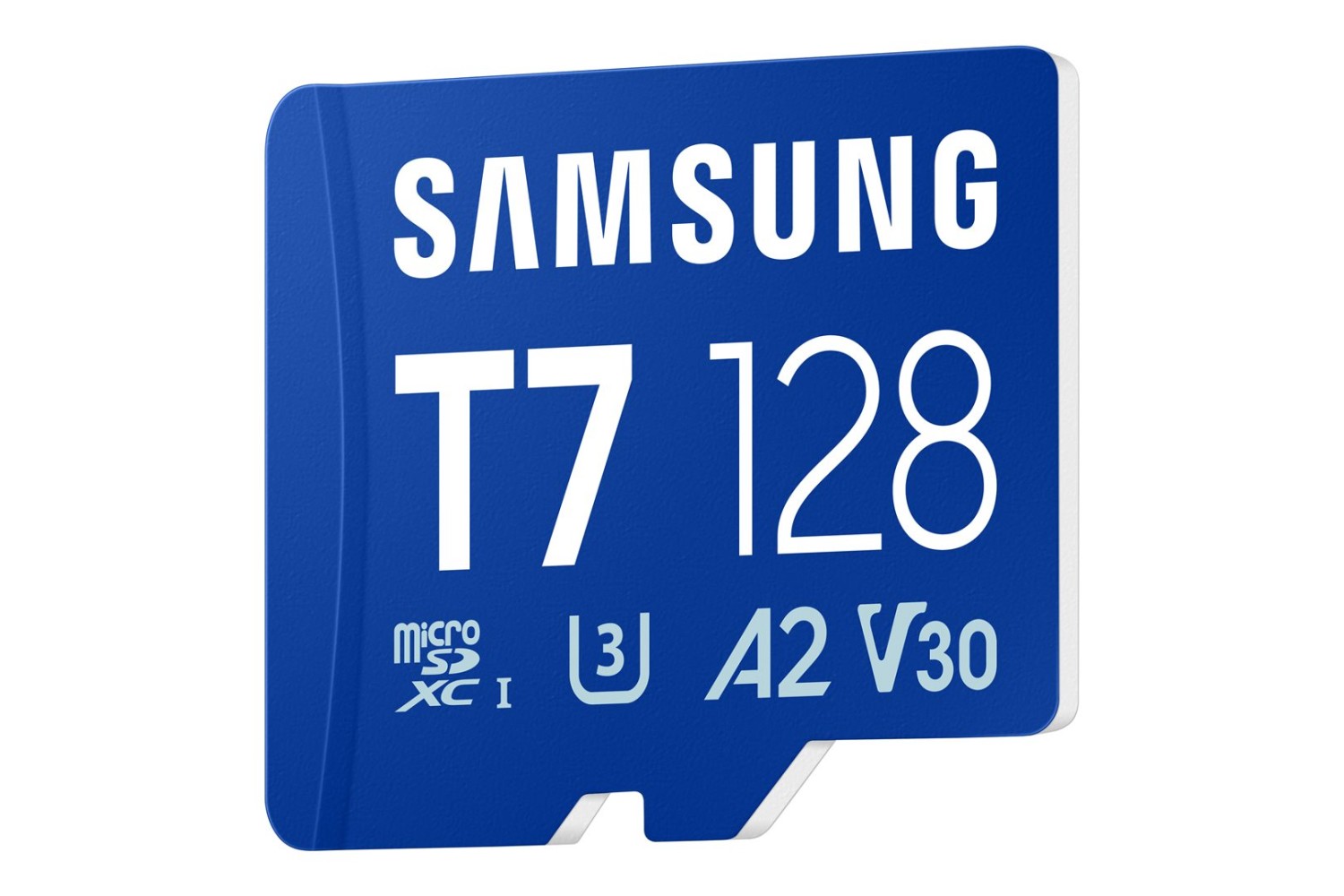 Paměťová karta Samsung T7/Micro SDXC/128GB/UHS-I U3 / Class 10, modrá