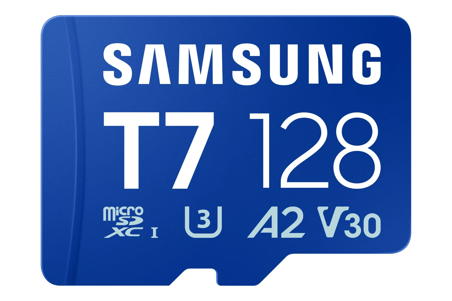 Paměťová karta Samsung T7/Micro SDXC/128GB/UHS-I U3 / Class 10, modrá