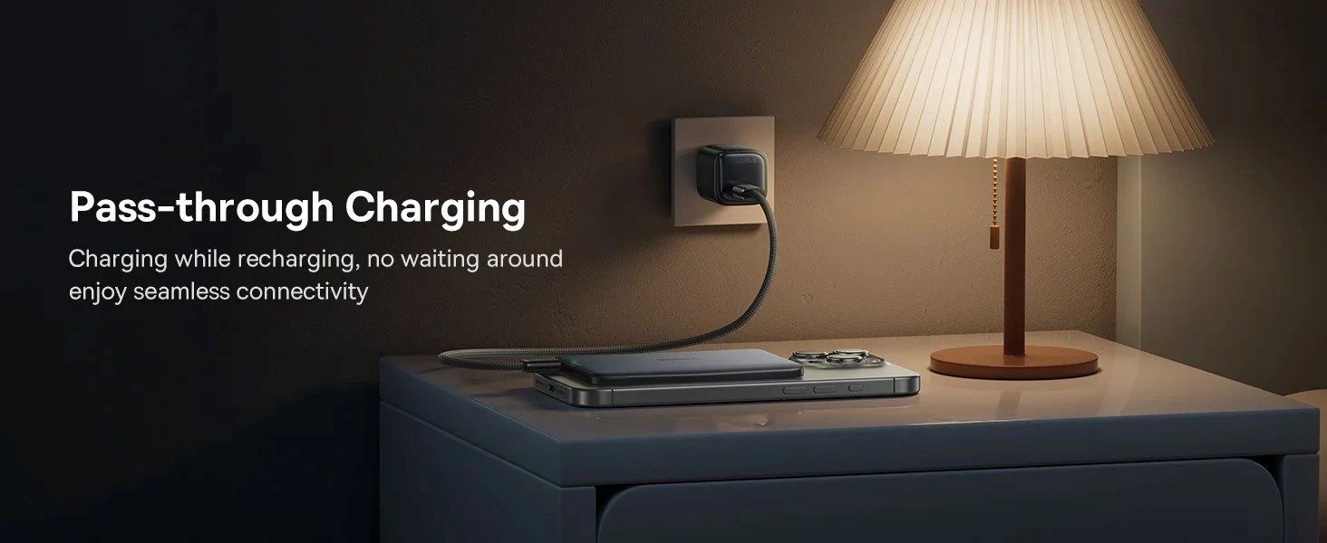 Magnetická Powerbanka Baseus PicoGo AM41 20W 5000mAh Natural Titanium