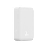 Magnetická Powerbanka Baseus EnerFill FM41 Ultra Mini 20W, 20000mAh, bílá