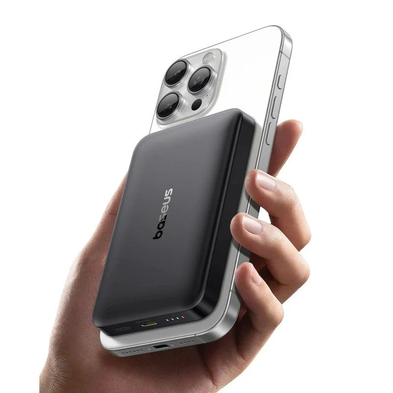 Magnetická Powerbanka Baseus EnerFill FM12 22.5W, 10000mAh, černá