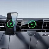 Magnetický držák do auta s bezdrátovým nabíjením Baseus PrimeTrip VC2 Pro Cooling 25W Cosmic, černá