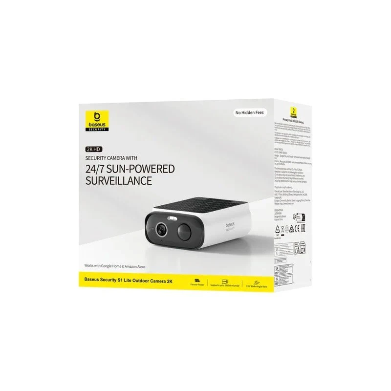 Baseus Security S1 Lite Outdoor Camera 2K White