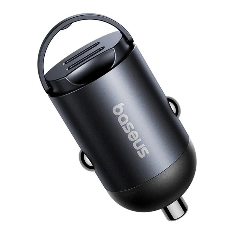 Mini nabíječka do auta Baseus Tiny Star USB-C/USB-C 30W Cosmic, černá