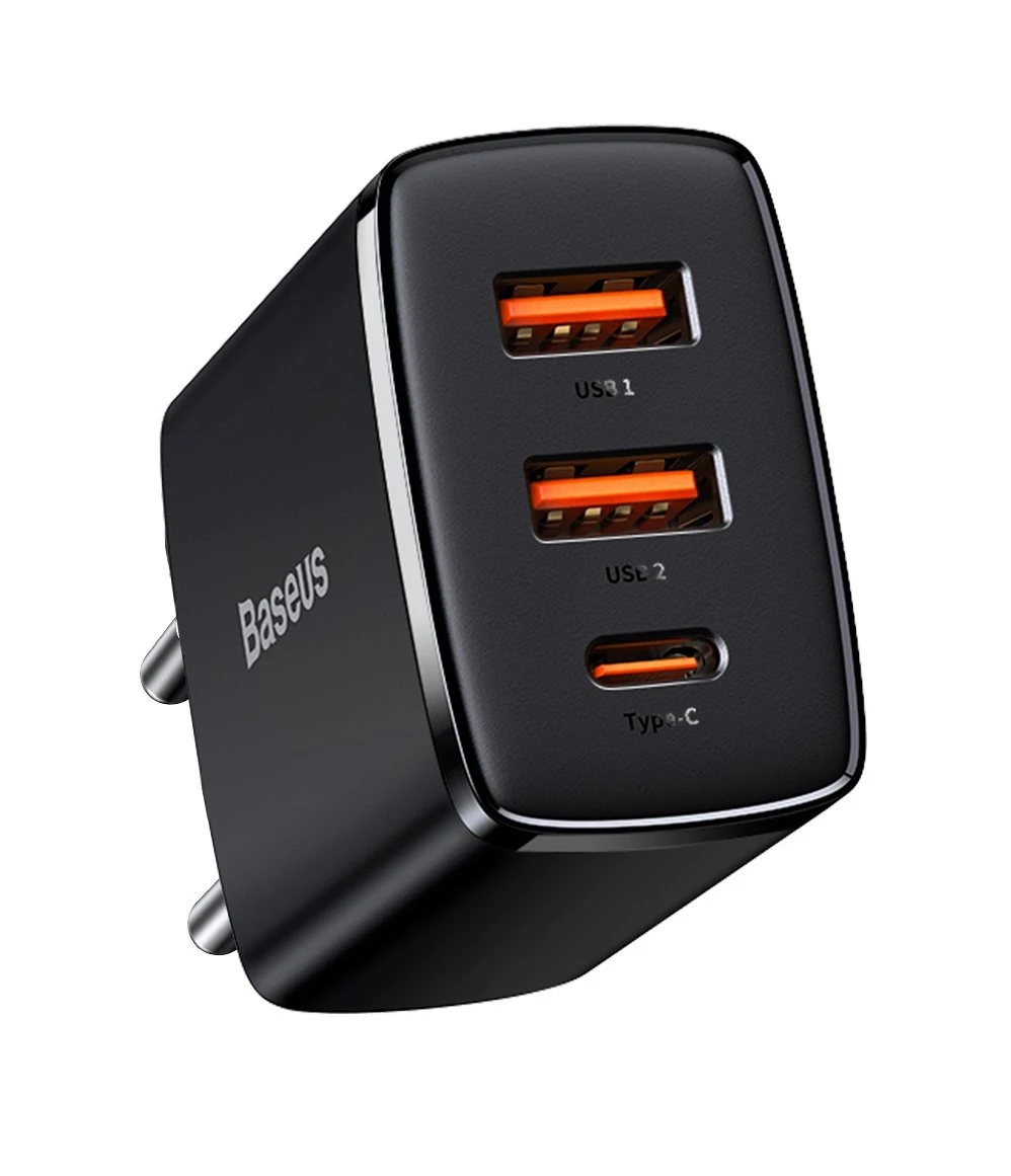 Nabíječka USB-C Baseus CCXJ-E01 Compact Quick 30W, černá