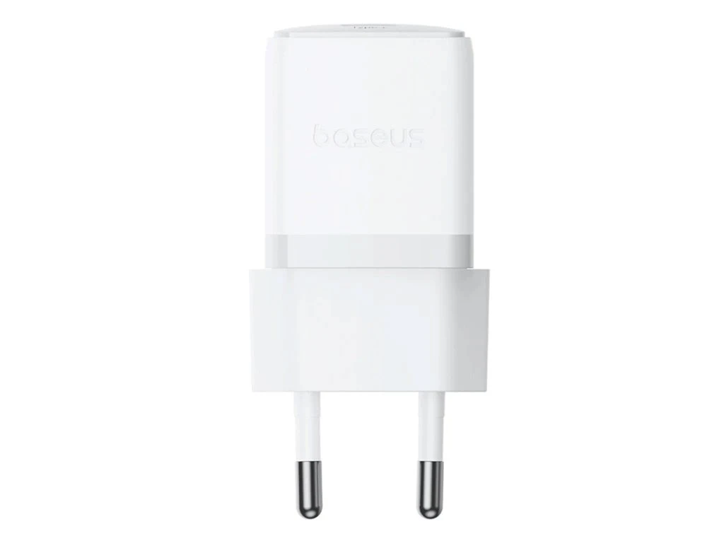 Nabíječka USB-C 20W + Datový Kabel USB-C/USB-C Baseus Palm Fast, 1m, bílá