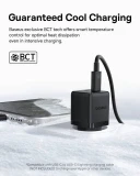 Nabíječka USB-A + USB-C Baseus Palm Fast 20W, černá