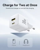 Nabíječka USB-A + USB-C Baseus Palm Fast 30W, bílá