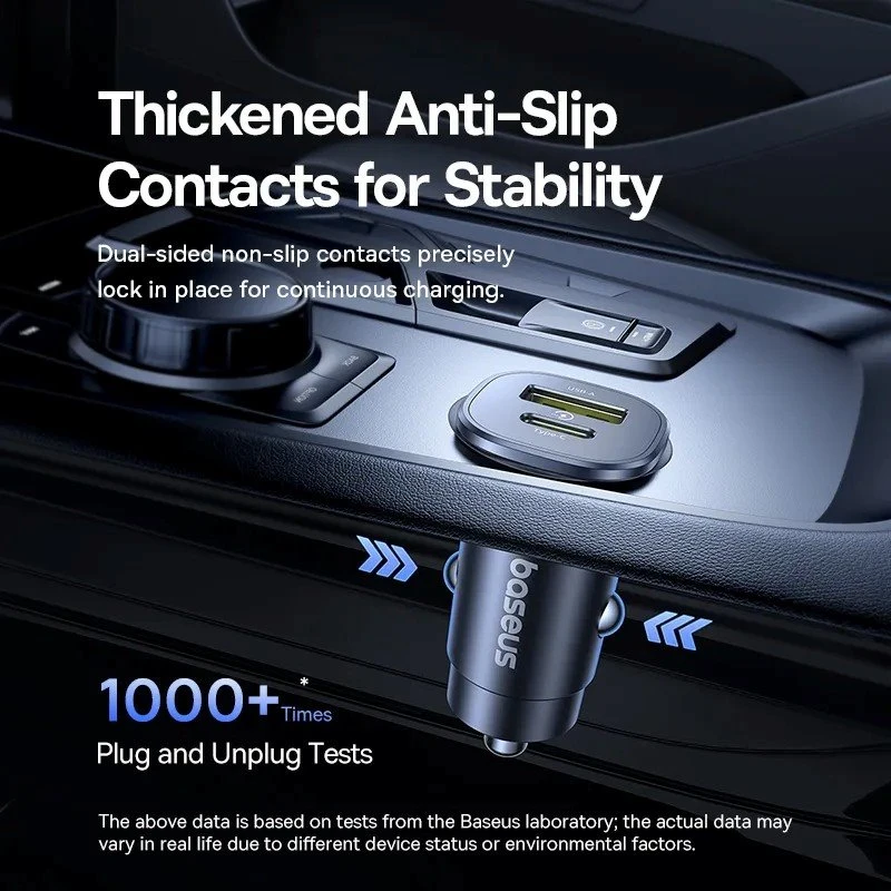 Nabíječka do auta Baseus GoTrip USB-C/USB-A 30W Cosmic, černá