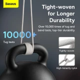 Datový kabel Baseus Dynamic Series Fast Charging USB-A - USB-C 100W 2m, bílá