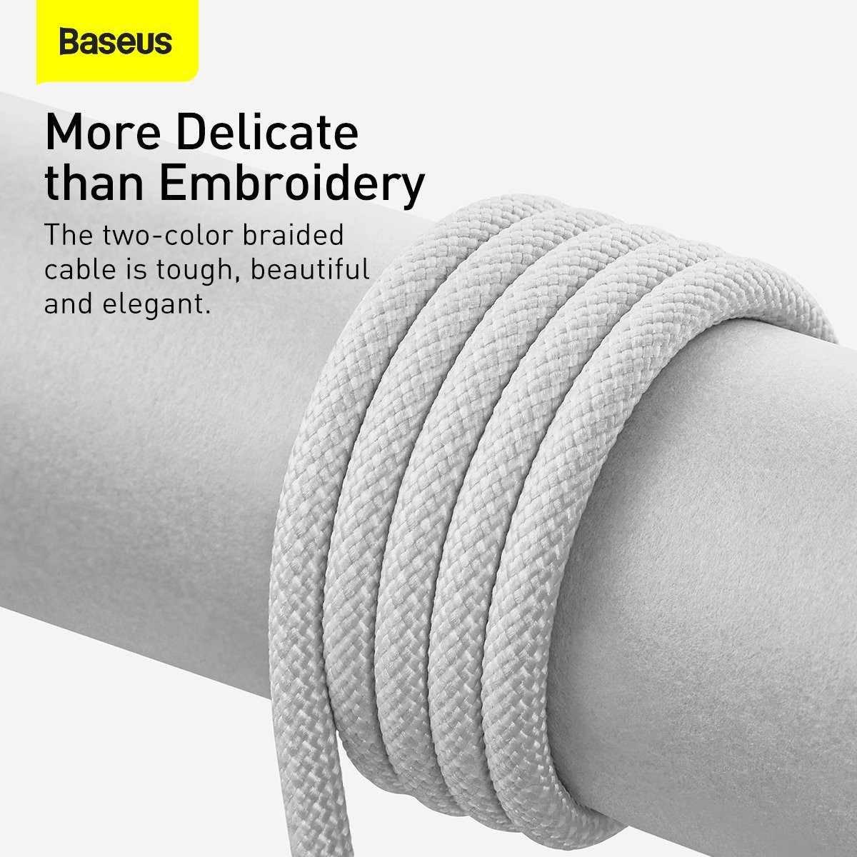 Datový kabel Baseus Dynamic Series Fast Charging USB-A - Lightning 2.4A 1m, bílá