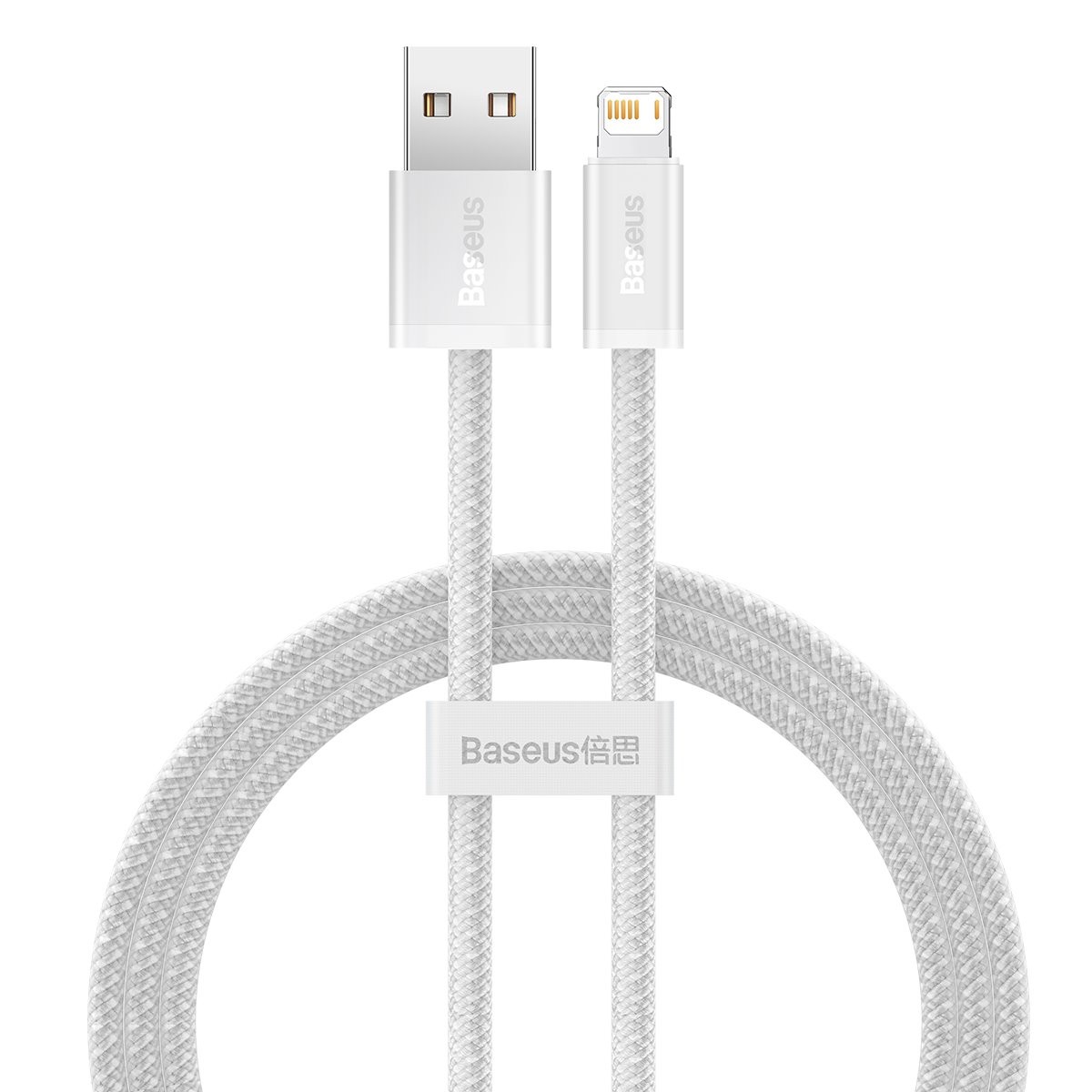 Datový kabel Baseus Dynamic Series Fast Charging USB-A - Lightning 2.4A 1m, bílá
