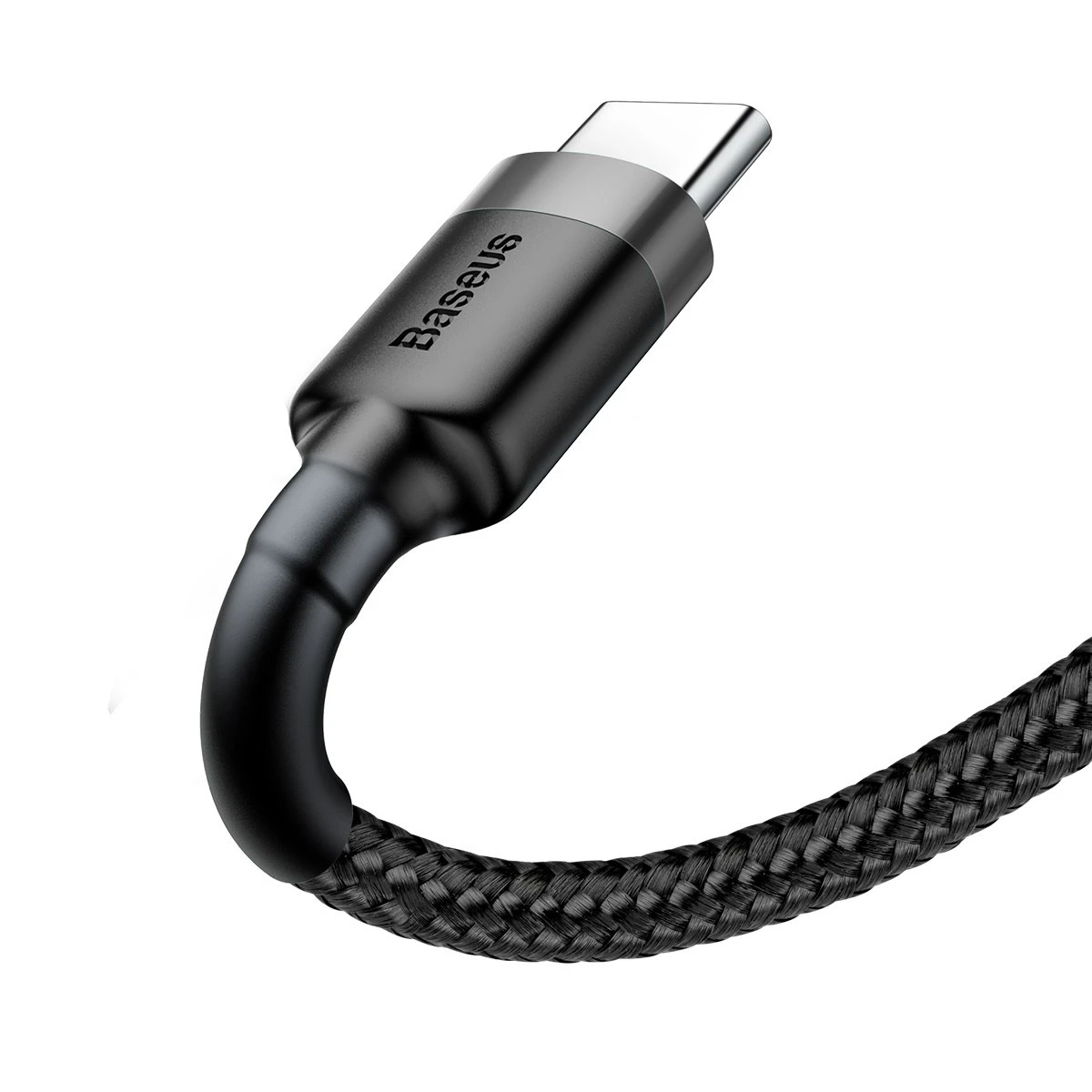 Datový kabel Baseus Cafule Series USB-A - USB-C 2A 3m, šedá/černá