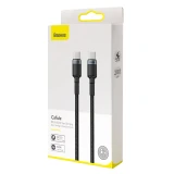 Datový kabel Baseus Cafule Flash Charging USB-C - USB-C 100W 2m, gray/black