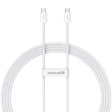 Datový kabel Baseus Superior Series 2 Fast Charging USB-C - USB-C 30W 1m, bílá