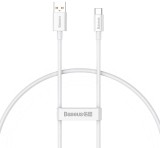 Datový kabel Baseus Superior Series Fast Charging USB - USB-C 100W 0.25m, bílá