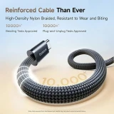 Datový kabel Baseus Dynamic 4 Pro Series Datový Kabel USB-C - USB-C 100W 1m Cluster, černá