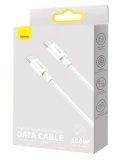 Datový kabel Baseus CATYS-C02 Superior Fast Charging USB-C - USB-C 100W 2m, bílá
