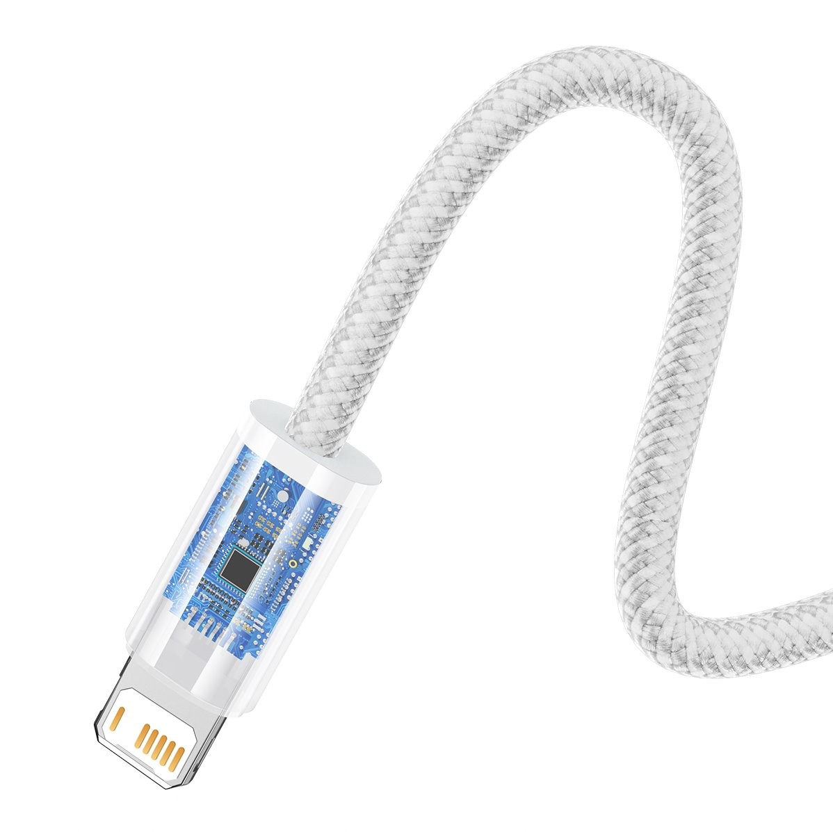 Kabel Baseus CALD000502 Dynamic Series USB to Lightning 2.4A 2m, bílá