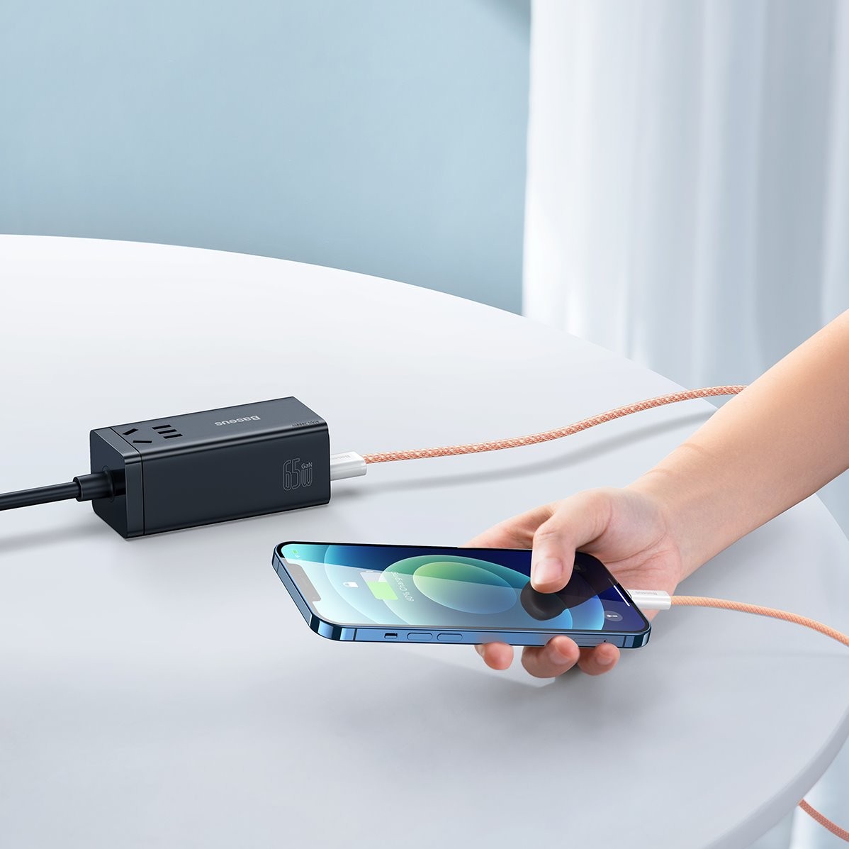 Kabel Baseus CALD000502 Dynamic Series USB to Lightning 2.4A 2m, bílá