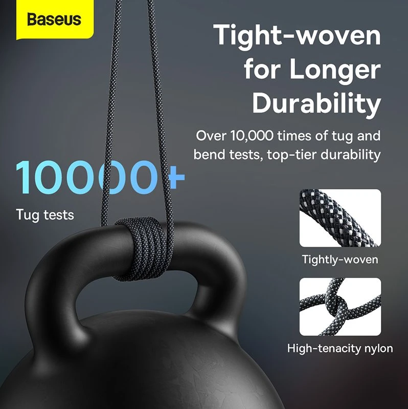 Datový kabel Baseus CALD000616 Dynamic Series Fast Charging USB - USB-C 100W 1m, šedá