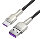 Datový kabel Baseus CAKF000001 Cafule USB-USB-C 66W 0,25m, černá