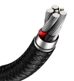 Datový kabel Baseus CAKF000001 Cafule USB-USB-C 66W 0,25m, černá