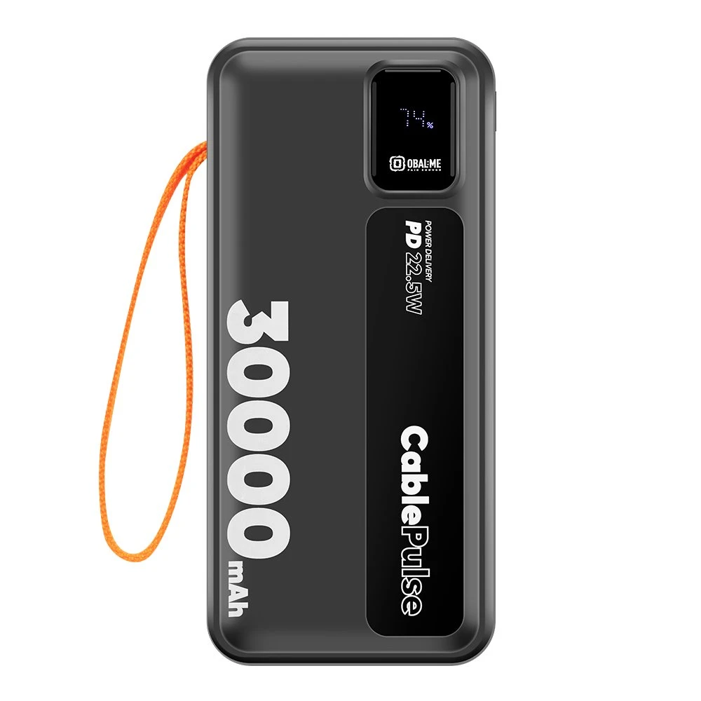 OBAL:ME CablePulse Powerbanka 30000mAh 22,5W Black