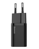 Nabíječka Baseus CCSUP-B01 Super Si Quick USB-C 20W, černá