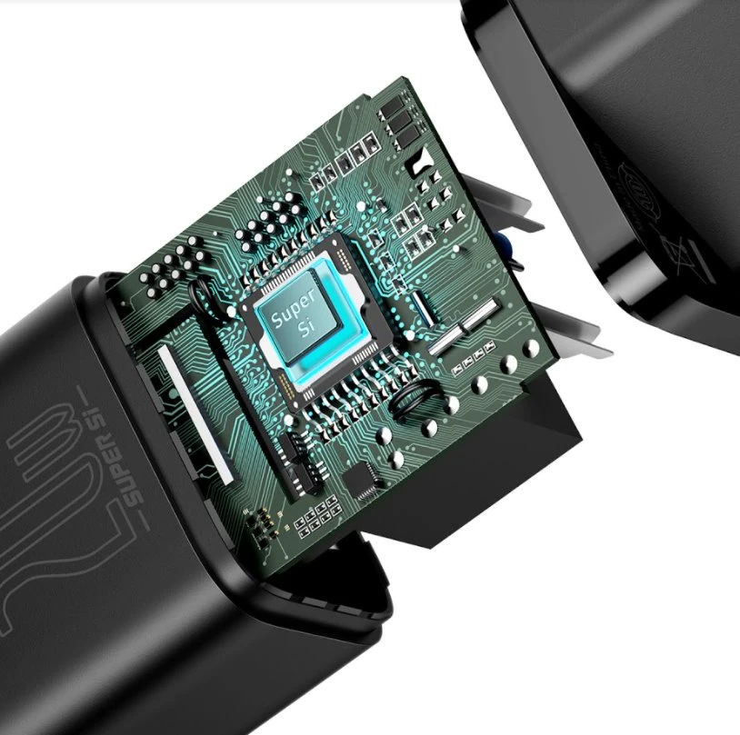 Nabíječka Baseus CCSUP-B01 Super Si Quick USB-C 20W, černá