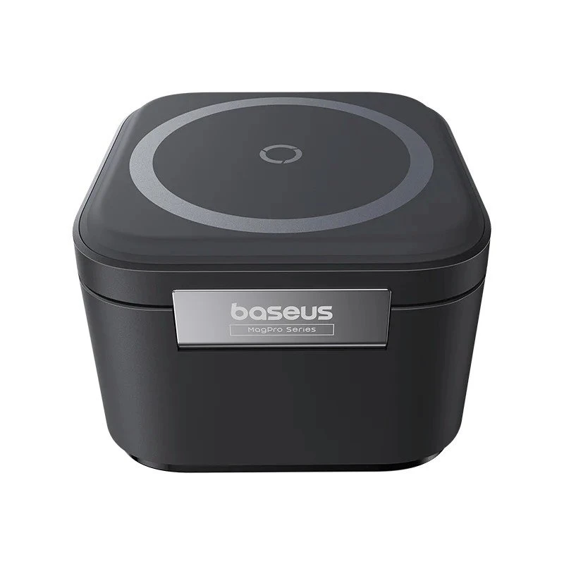Magnetická bezdrátová nabíječka Baseus MagPro 3v1 25W Cosmic, černá