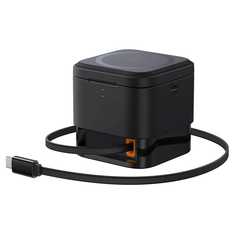 Magnetická bezdrátová nabíječka Baseus MagPro 3v1 25W Cosmic, černá